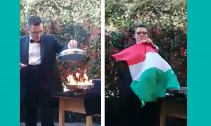 "Io, prestigiatore in giardino, per far sorridere l'Italia che piange VIDEO