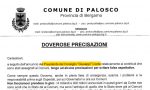 Palosco, il sindaco prende in giro Conte su carta intestata