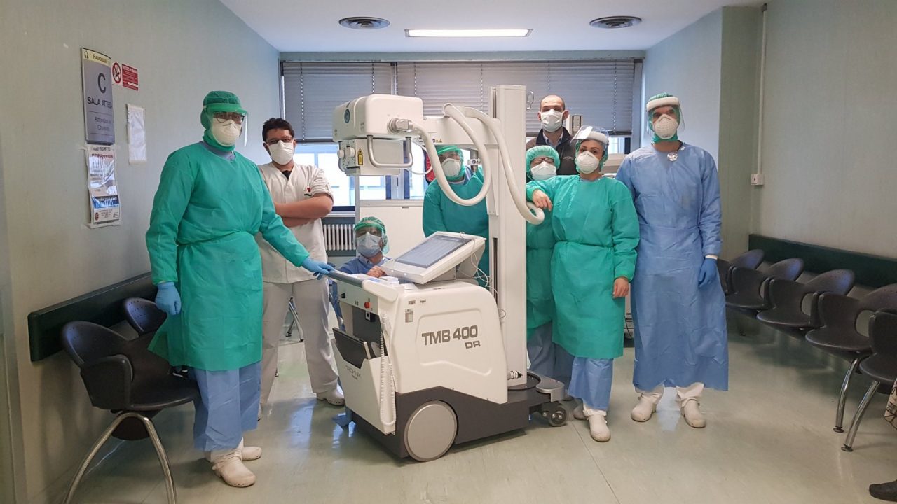 Arriva in ospedale la prima Rx mobile donata dal Com Bassa Bergamasca