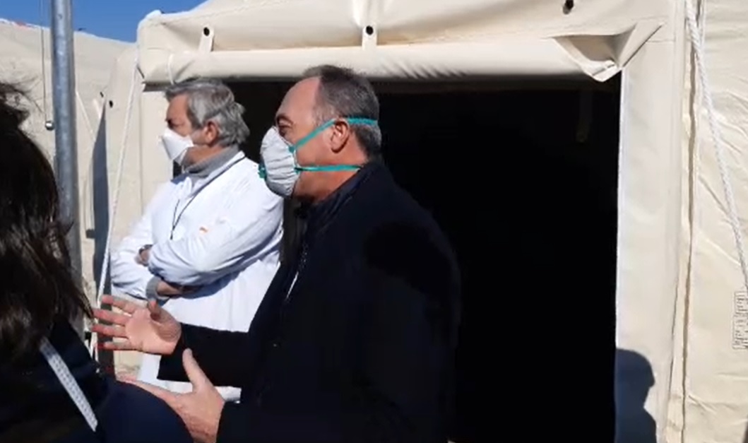 Crema, è pronto l’ospedale da campo: “Grazie, Cuba” VIDEO