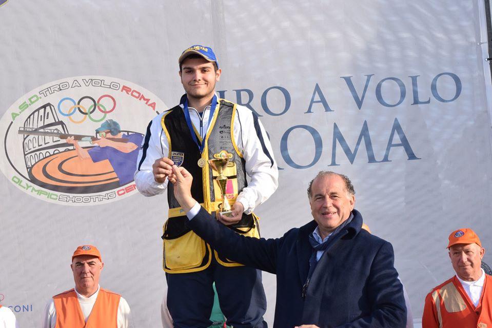 Marco Mangolini centra l’oro nel tiro a volo