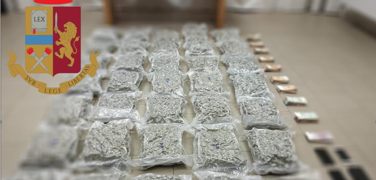 Ancora narcotraffico: 37,4 chili di marijuana  sequestrati tra Segrate e Calcinate