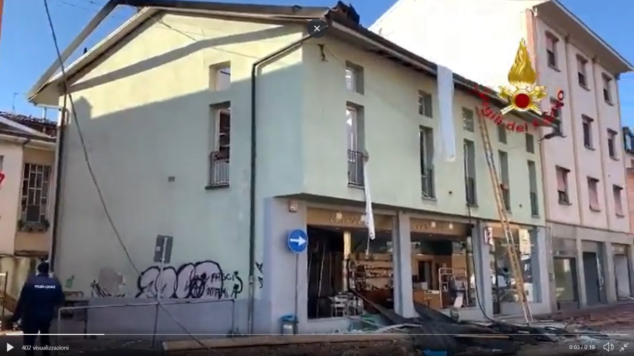 Seriate Palazzina esplosa
