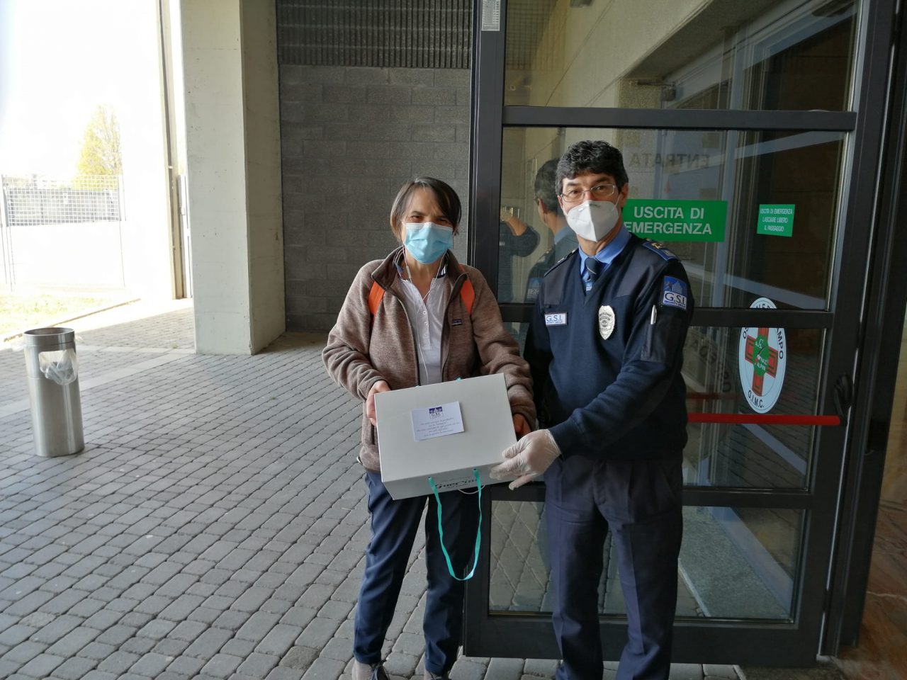 GSI Security Group dona colombe e mascherine agli ospedali bergamaschi