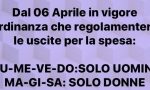 A Canonica donne e uomini faranno la spesa a giorni alterni, s'accende la polemica