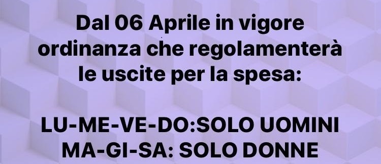 A Canonica donne e uomini faranno la spesa a giorni alterni, s’accende la polemica