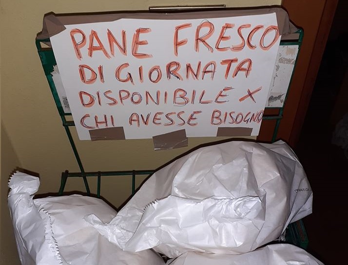 Pane gratis a chi è in crisi per Covid