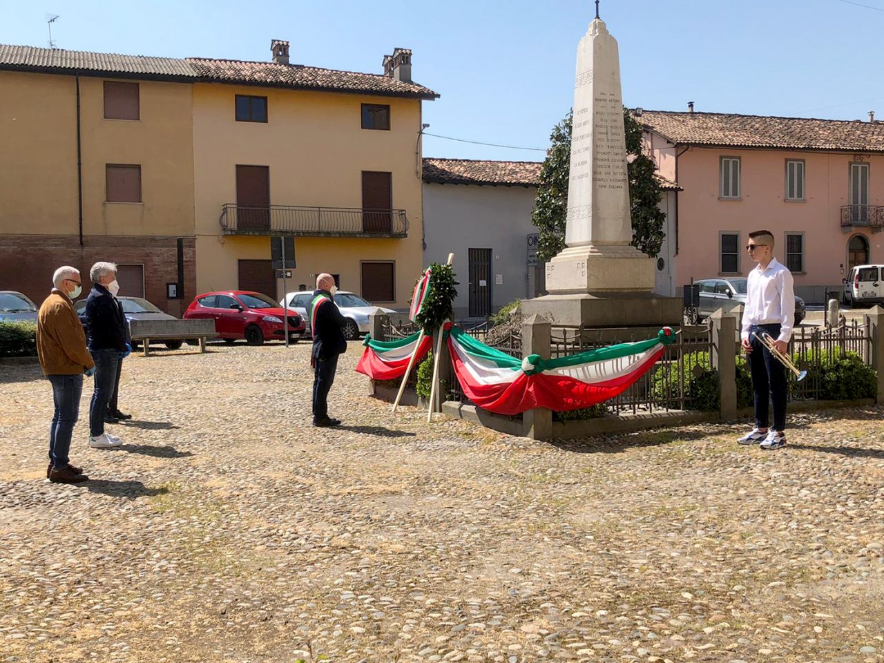 25 Aprile, le cerimonie al tempo del Covid-19 FOTO