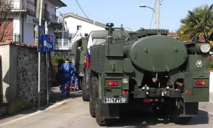 Casa di riposo: per la sanificazione arriva l'esercito con i mezzi russi