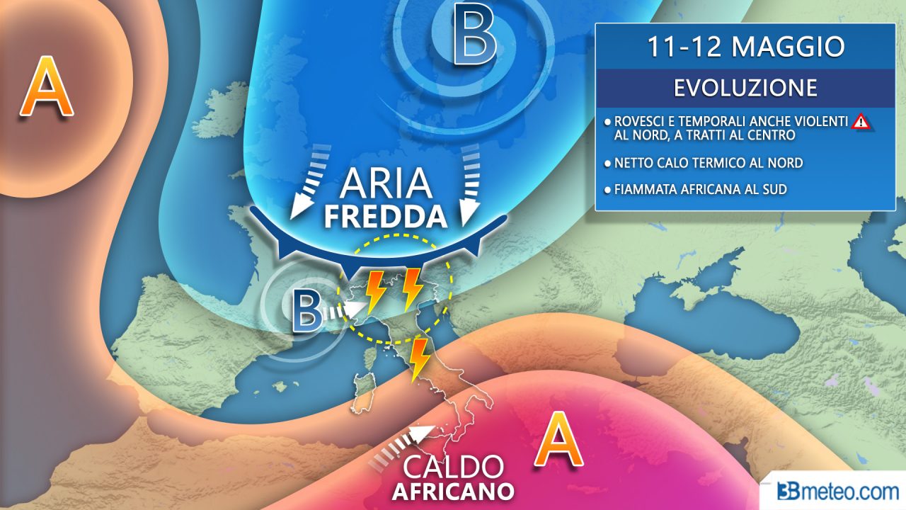 Caldo estivo, nubifragi e un ritorno del freddo: rispettata la tradizione dei Santi di ghiaccio