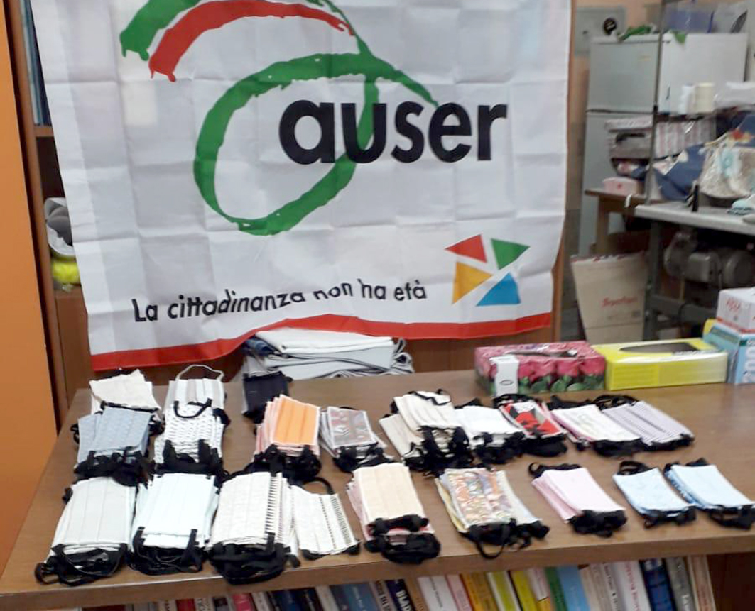Dai volontari Auser 4.500 mascherine lavabili