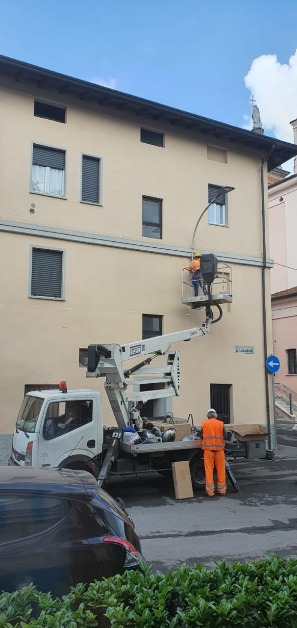 Riqualificazione dell’illuminazione pubblica: al via i lavori