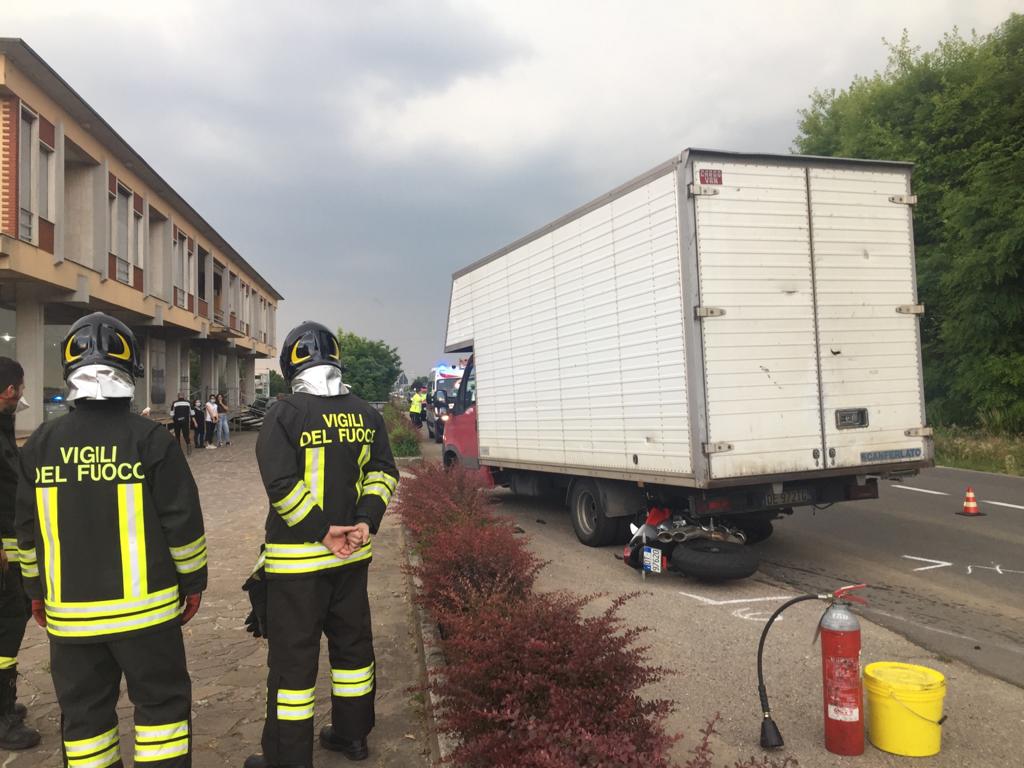Treviglio incidente via Bergamo