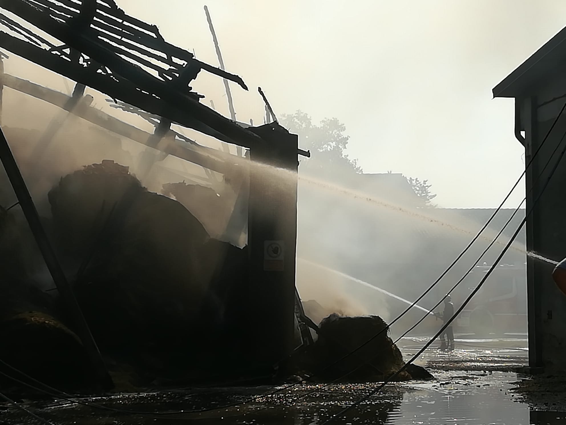 Nosadello Pandino incendio Cascina Besarda