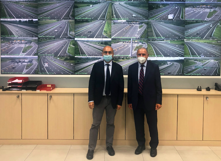 Il viceministro Misiani in visita a Brebemi
