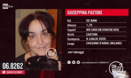 Donna scomparsa da Cassano d’Adda: si cerca Giuseppina Pastore