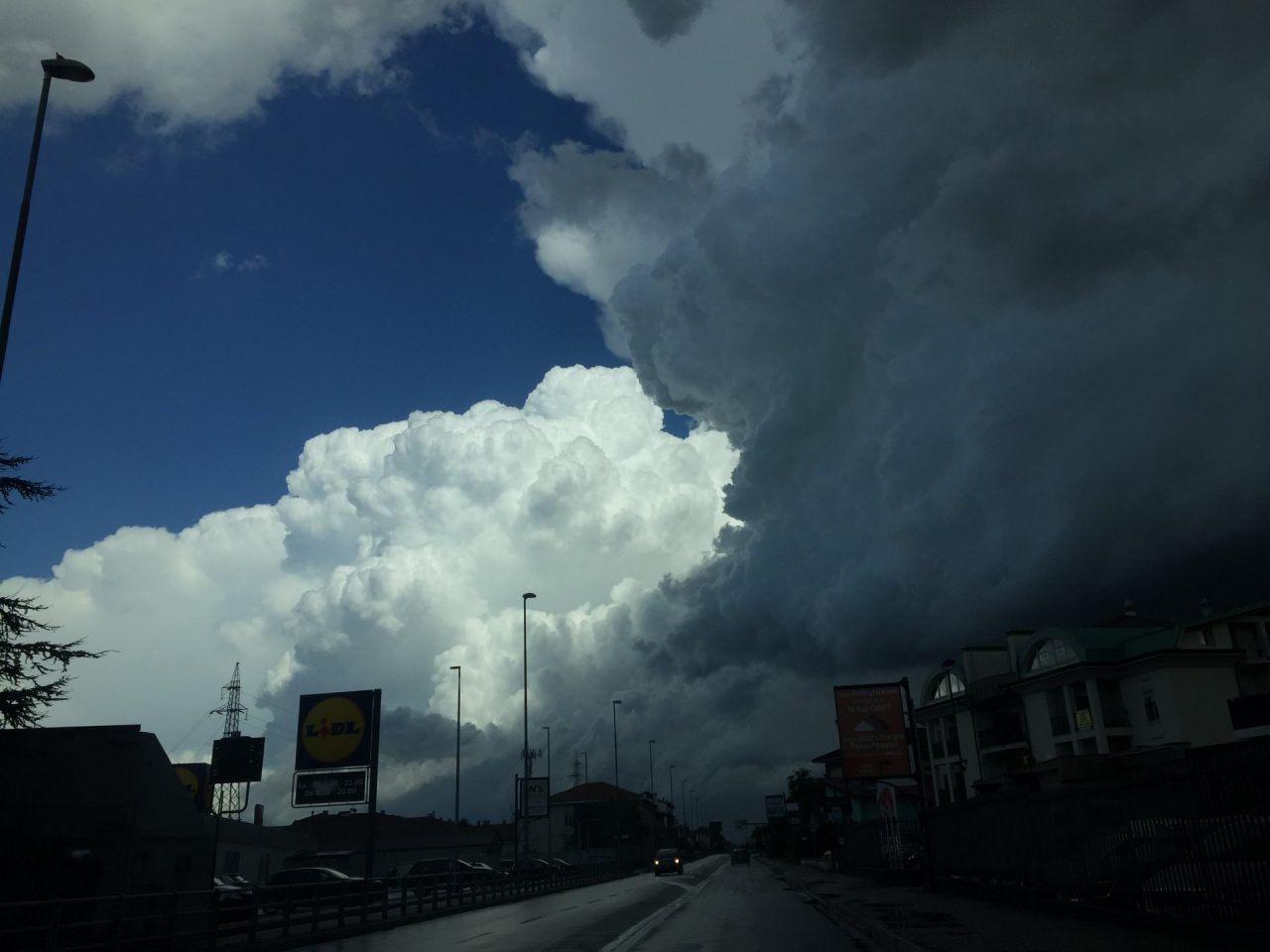 Grandine su Treviglio: occhio al meteo