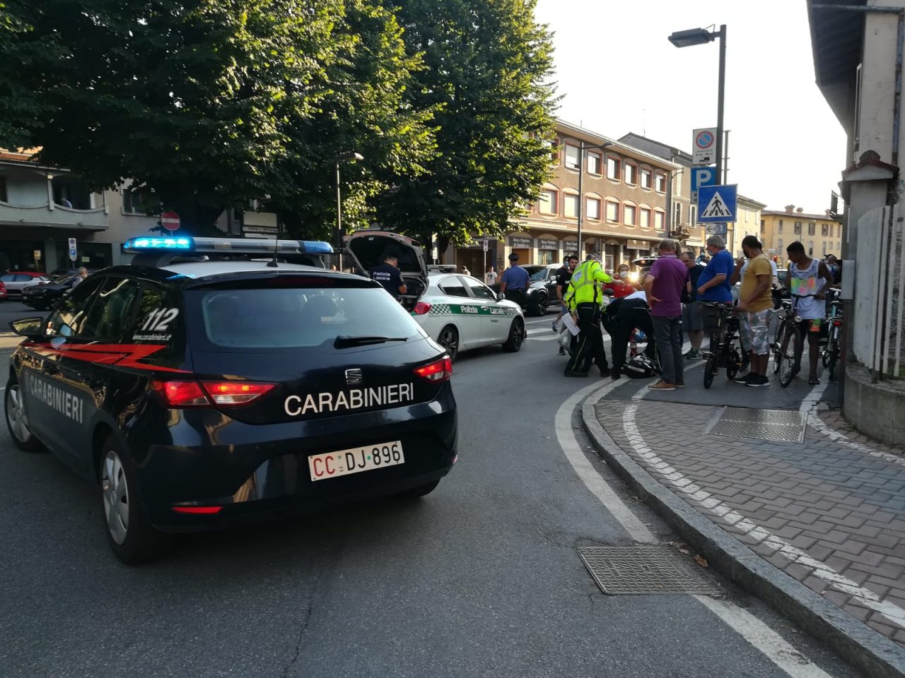 Bimbo investito sulle strisce