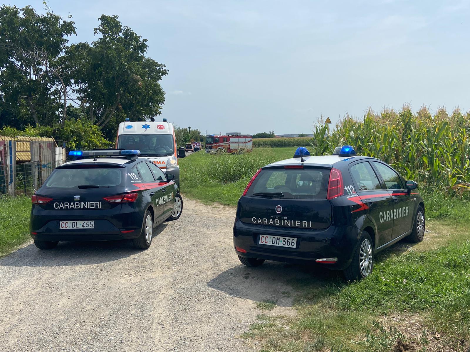 fuori strada a Caravaggio