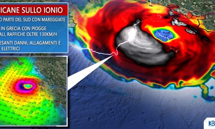 Uragano mediterraneo sullo Ionio, allerta per vento e alluvioni al Sud
