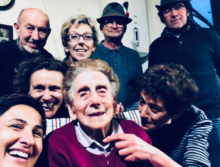 Brignano saluta la sua decana Lina, 101 anni