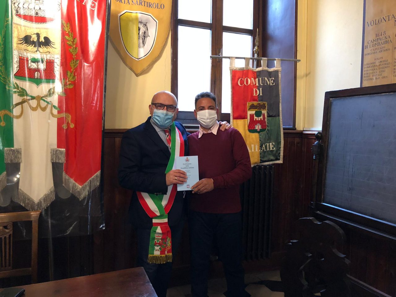 Eduardo e Sharaf ottengono la cittadinanza italiana FOTO