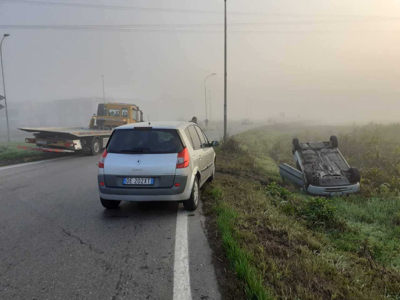 scontro sulla rivoltana