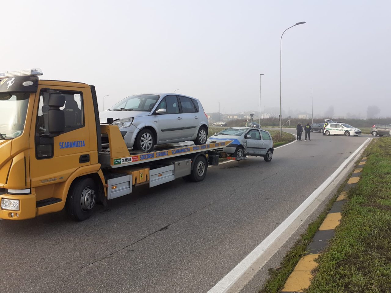Scontro sulla Rivoltana, coinvolte due auto