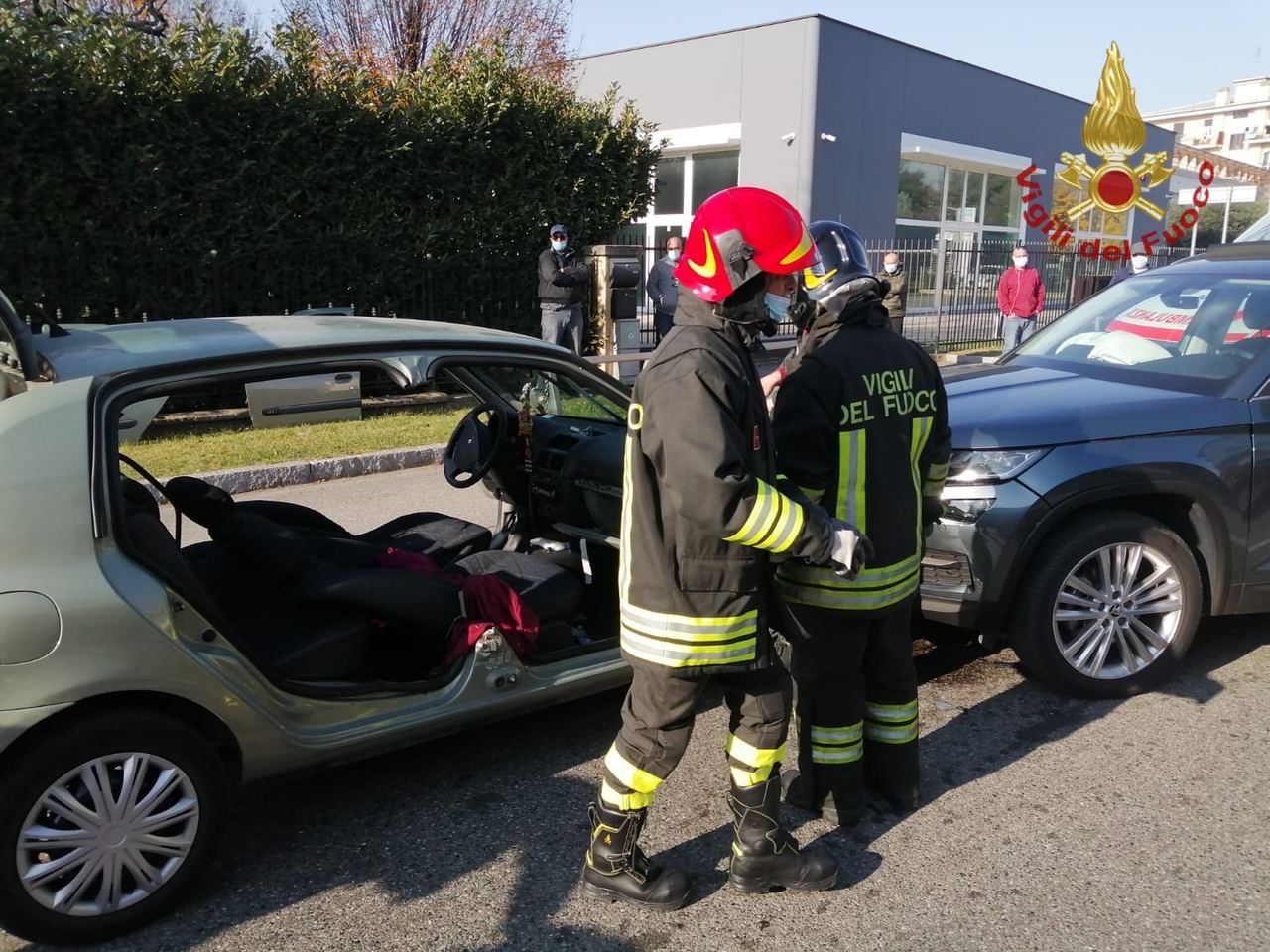 Schianto a Martinengo, mamma e figlia in ospedale FOTO