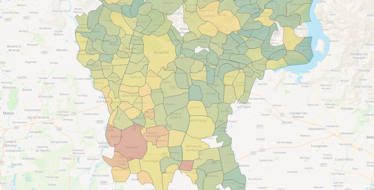 Covid-19: “Preoccupazione per i dati della pianura”. Bergamo non chiederà per ora cambiamenti di zona