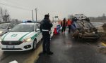 Ribaltamento sulla Rivoltana, coinvolto un 25enne FOTO