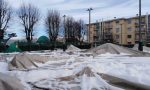 Tennis club Treviglio, la neve fa crollare tre tendoni FOTO