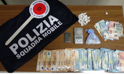 A casa  il market della cocaina: arrestato