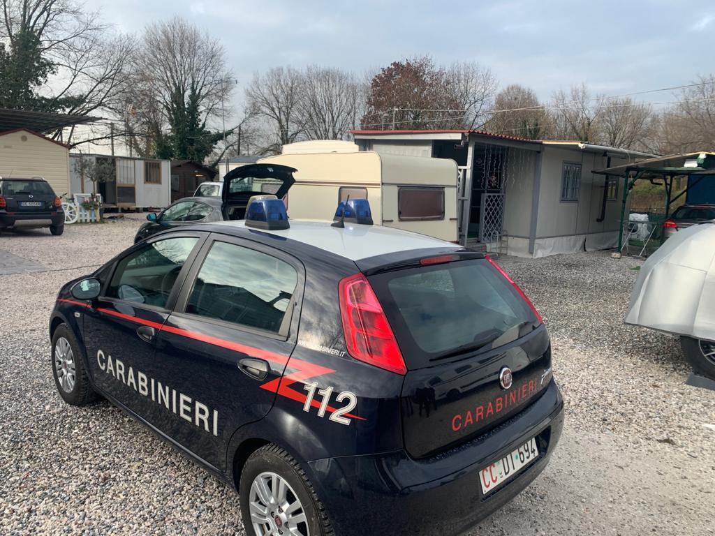 Controlli nei campi nomadi della Bergamasca