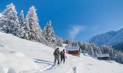Passeggiando con le ciaspole