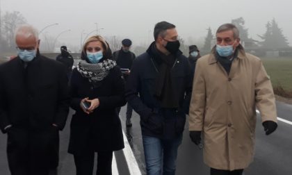 "Tangenziale di Boltiere pronta nel 2023": Terzi e Malanchini in visita al cantiere