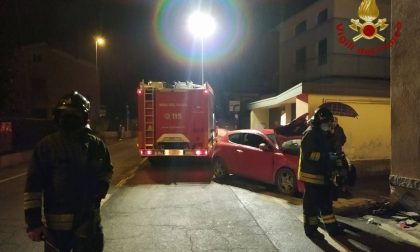 Schianto contro un muro a Spirano, 24enne in ospedale