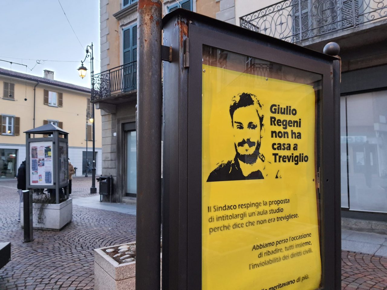 Intitolare spazi a Giulio Regeni, il supporto di Possibile alle iniziative di Treviglio e Colognola
