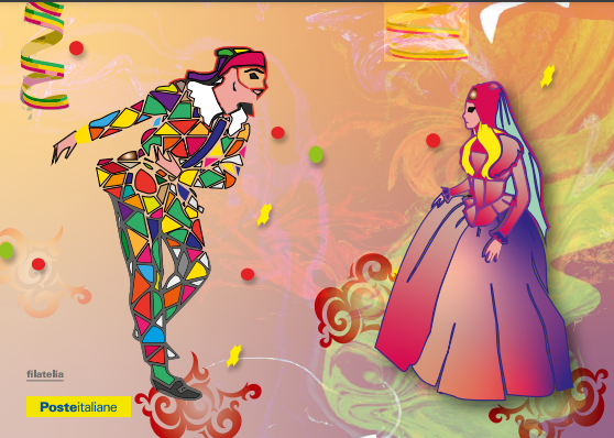 Una cartolina filatelica per festeggiare il Carnevale con Poste Italiane