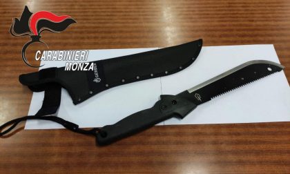 Armato di machete terrorizza e rapina i passanti