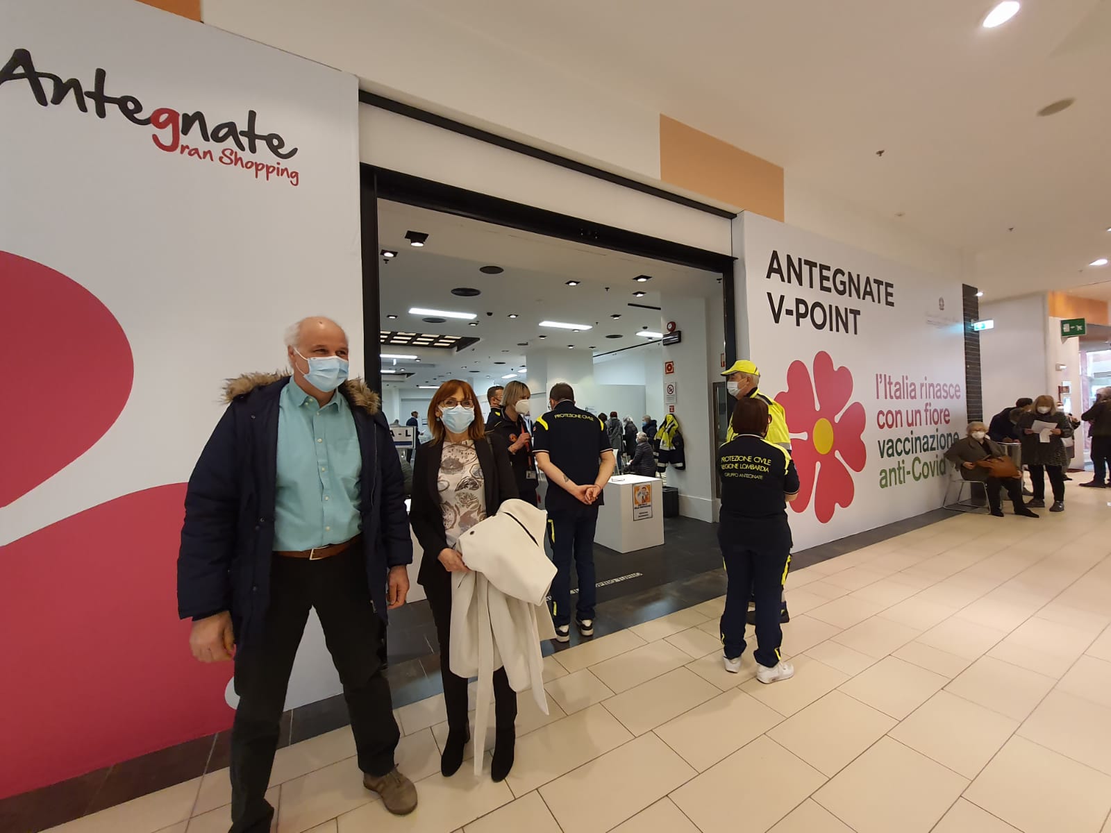 Antegnate Gran Shopping Hub vaccinale anti Covid