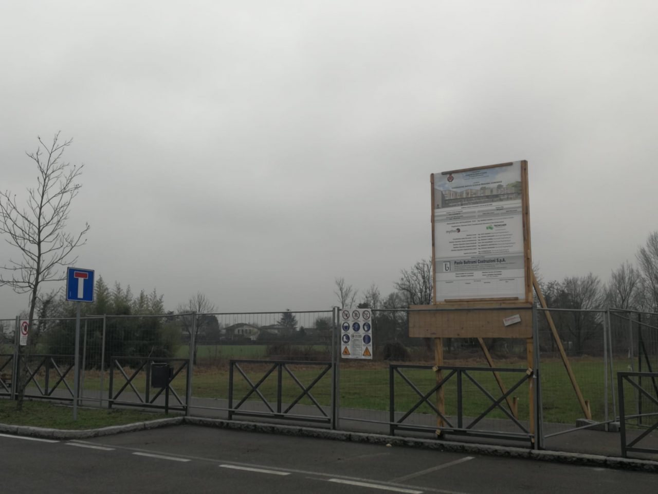Allestito il cantiere della nuova primaria
