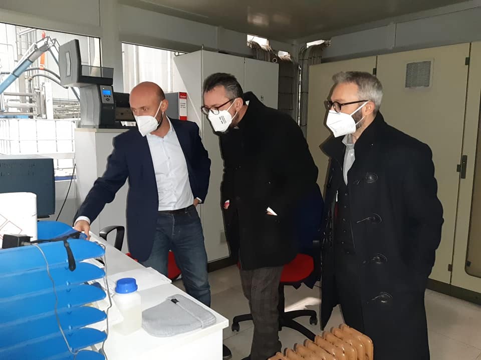 Matteo Piloni visita l’Eurosyn di Capralba