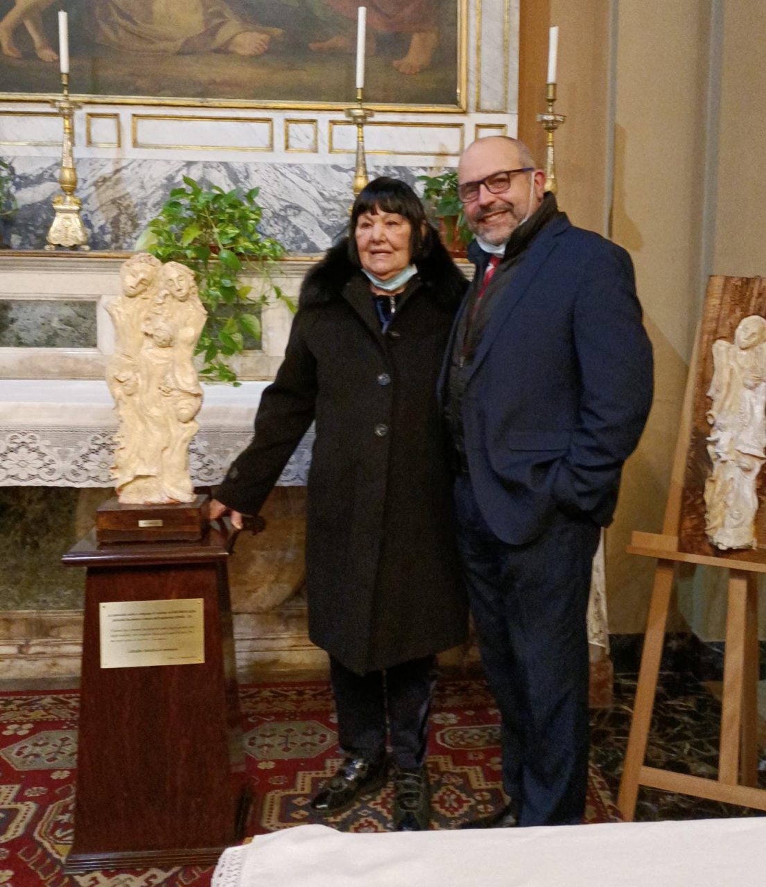 scoperta la statua