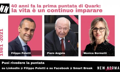 Piero Angela a "New Normal Live" per i 40 anni di Quark