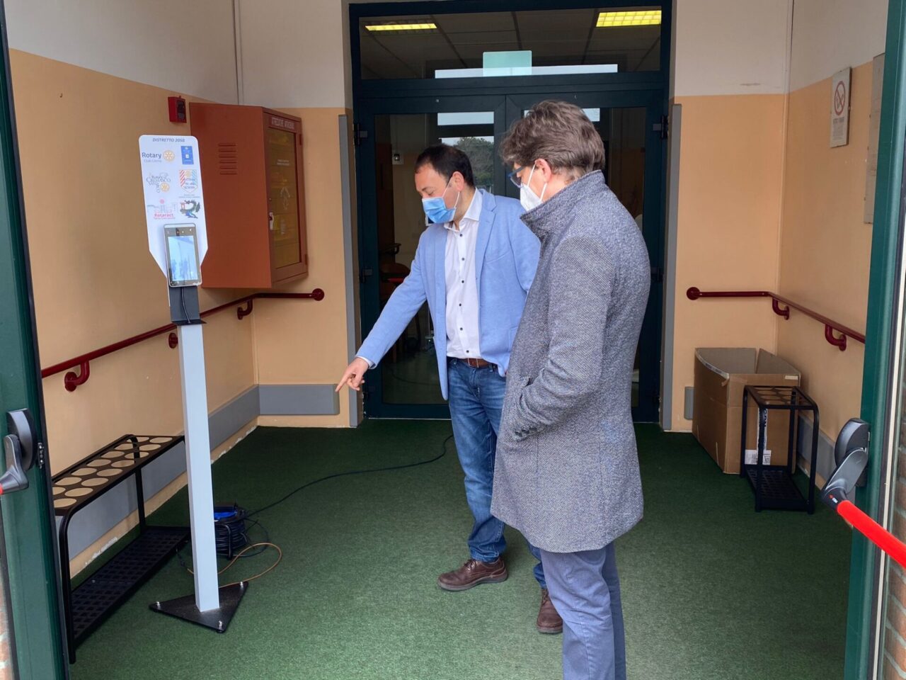 Rotary Club di Pandino dona alla casa di riposo un termoscanner