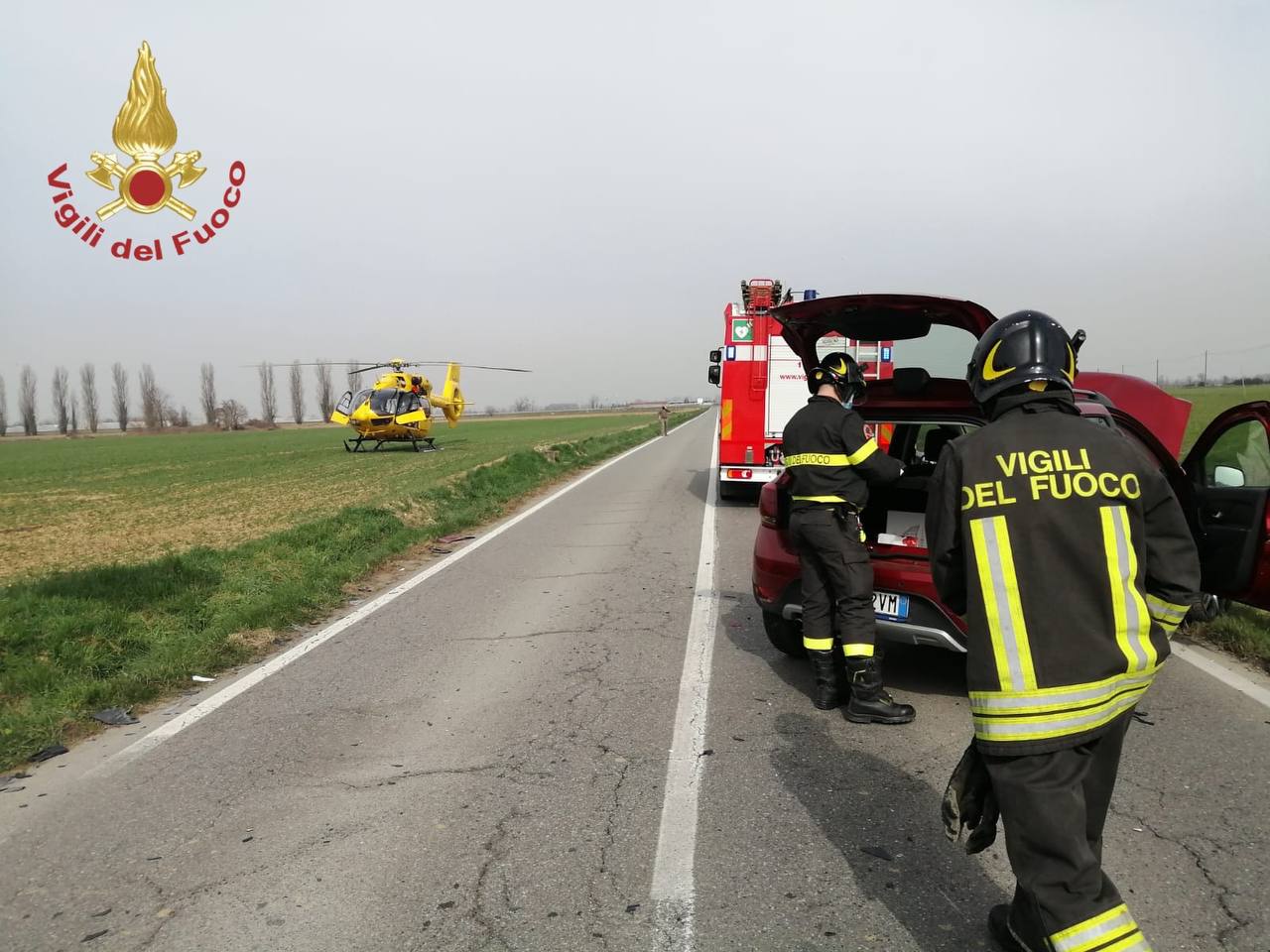 Scontro tra auto a Morengo, ferito un 73enne