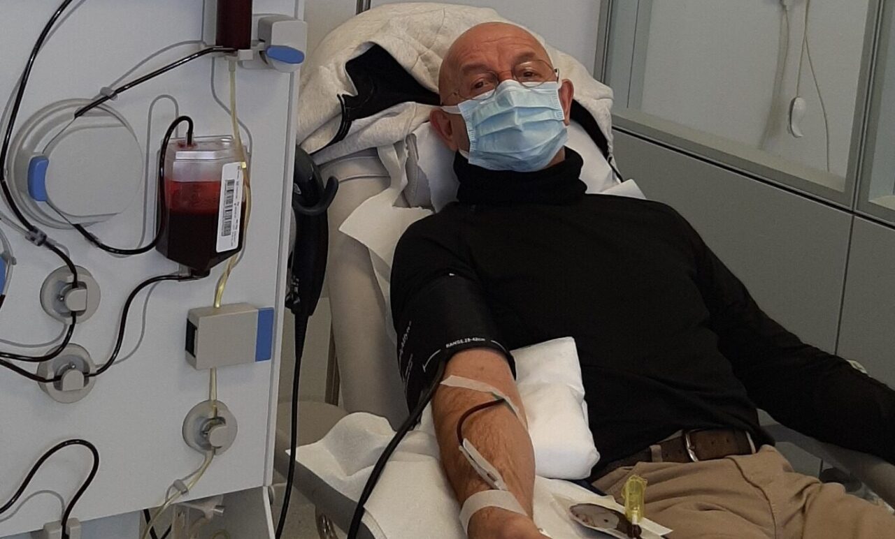 Gioachino, che dopo l’incubo del Covid dona il suo plasma per aiutare gli altri a guarire