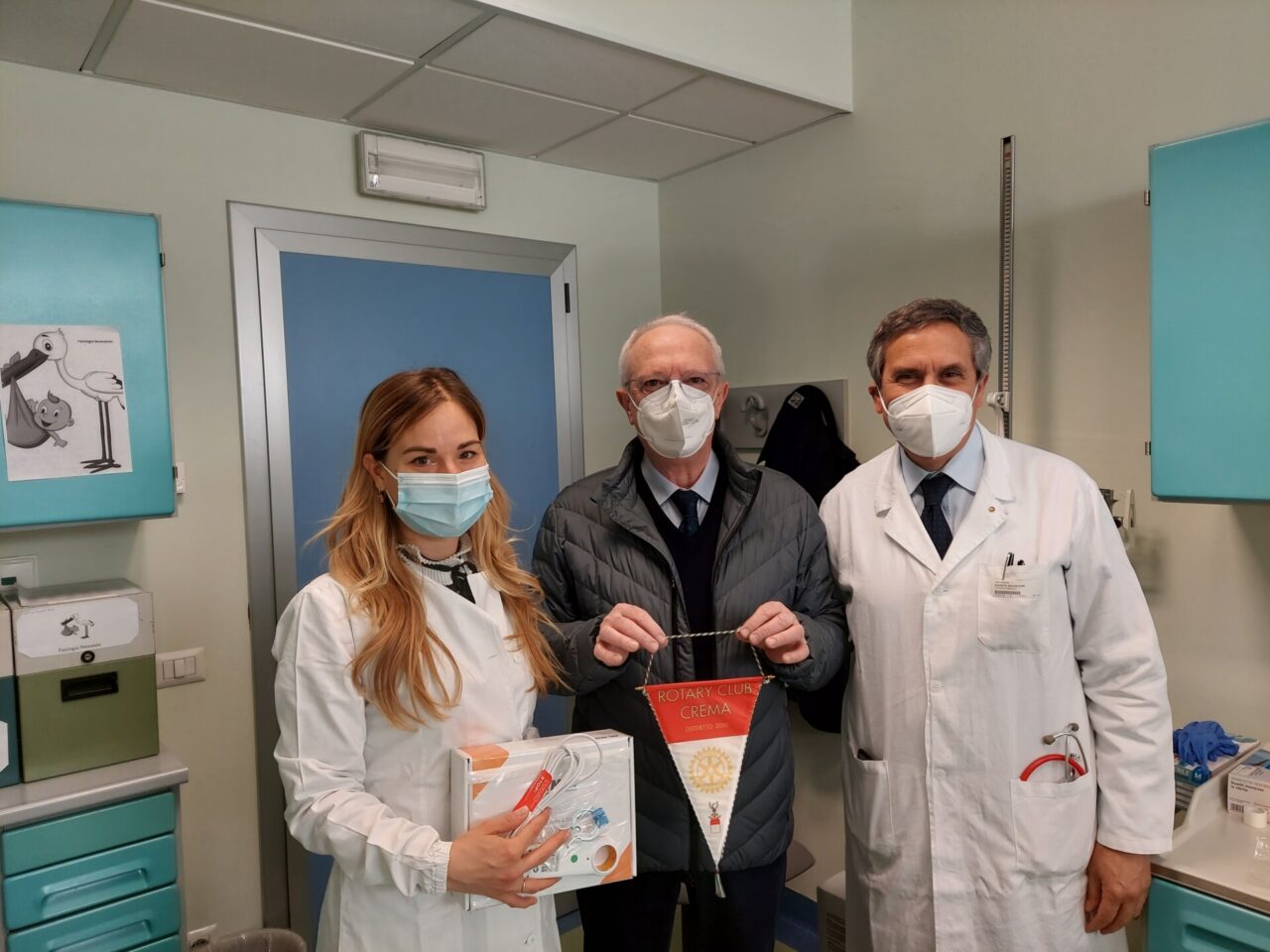 Dal Rotary Crema uno spirometro per i piccoli pazienti della pediatria