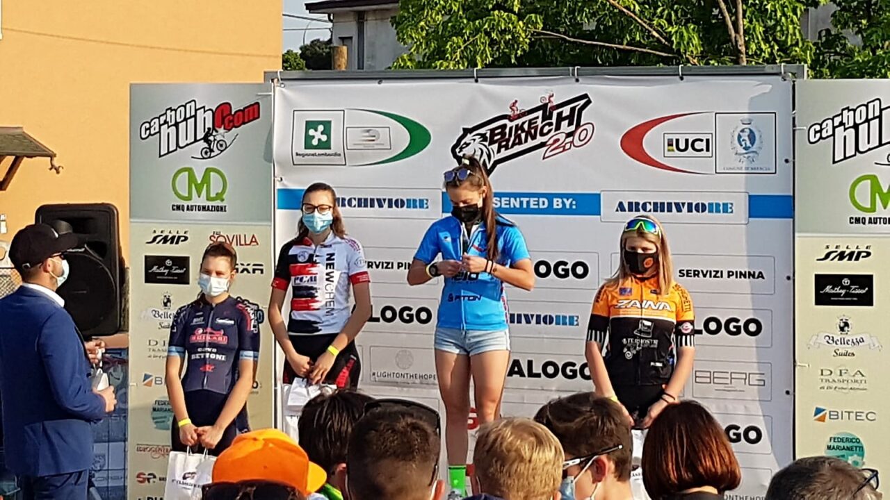 Martina Seghezzi la biker della Polisportiva Comunale Ghisalbese vice campionessa lombarda Allieve